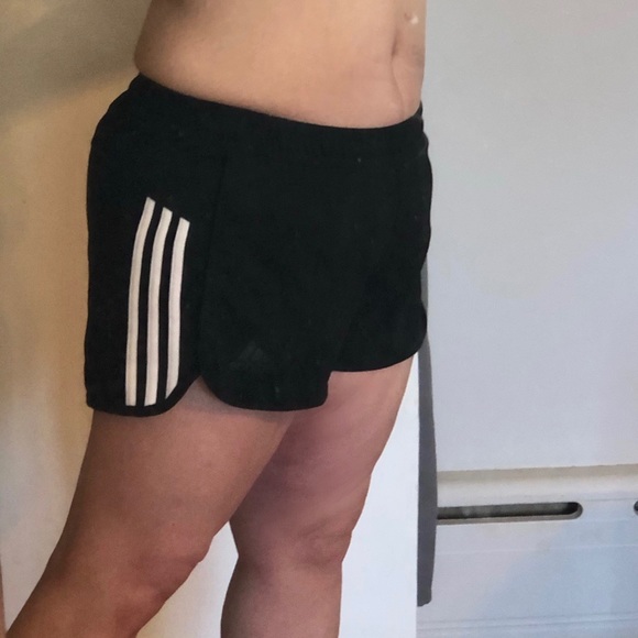 adidas Pants - Adidas Climalite Three-Stripe Running Shorts, XL